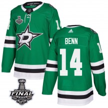 Youth Adidas Dallas Stars Jamie Benn Green Home 2020 Stanley Cup Final Bound Jersey - Authentic