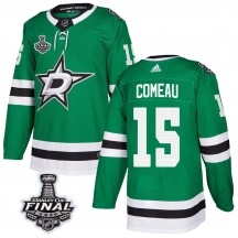 Youth Adidas Dallas Stars Blake Comeau Green Home 2020 Stanley Cup Final Bound Jersey - Authentic