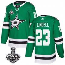Youth Adidas Dallas Stars Esa Lindell Green Home 2020 Stanley Cup Final Bound Jersey - Authentic