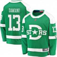 Men's Fanatics Branded Dallas Stars Riley Damiani Green 2020 Winter Classic Player Jersey - Breakaway