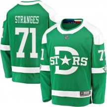 Men's Fanatics Branded Dallas Stars Antonio Stranges Green 2020 Winter Classic Player Jersey - Breakaway