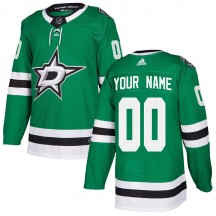 Youth Adidas Dallas Stars Custom Green Custom Home Jersey - Authentic