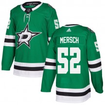 Men's Adidas Dallas Stars Michael Mersch Green Home Jersey - Authentic