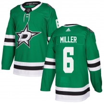 Men's Adidas Dallas Stars Colin Miller Green Home Jersey - Authentic