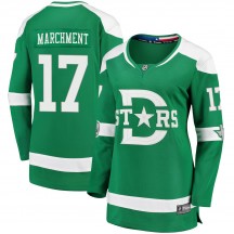 Women's Fanatics Branded Dallas Stars Mason Marchment Green 2020 Winter Classic Player Jersey - Breakaway