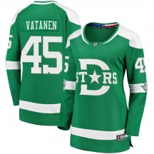Women's Fanatics Branded Dallas Stars Sami Vatanen Green 2020 Winter Classic Player Jersey - Breakaway