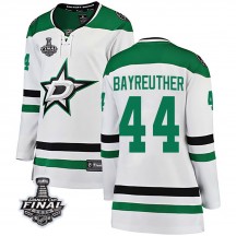 Women's Fanatics Branded Dallas Stars Gavin Bayreuther White Away 2020 Stanley Cup Final Bound Jersey - Breakaway