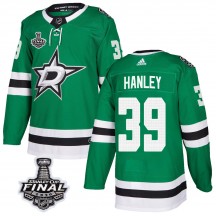Men's Adidas Dallas Stars Joel Hanley Green Home 2020 Stanley Cup Final Bound Jersey - Authentic