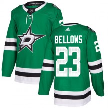 Men's Adidas Dallas Stars Brian Bellows Green Kelly Jersey - Authentic