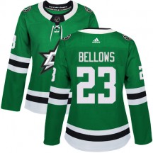 Women's Adidas Dallas Stars Brian Bellows Green Home Jersey - Authentic