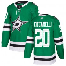 Youth Adidas Dallas Stars Dino Ciccarelli Green Home Jersey - Authentic