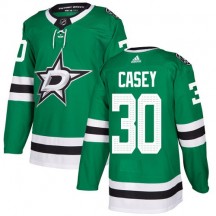 Youth Adidas Dallas Stars Jon Casey Green Home Jersey - Authentic