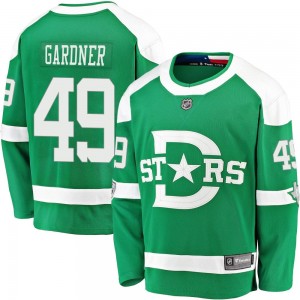 Men's Fanatics Branded Dallas Stars Rhett Gardner Green 2020 Winter Classic Player Jersey - Breakaway