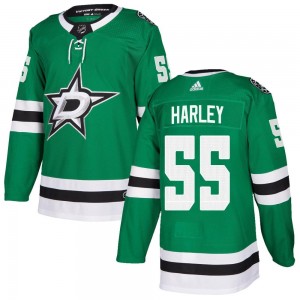Youth Adidas Dallas Stars Thomas Harley Green Home Jersey - Authentic