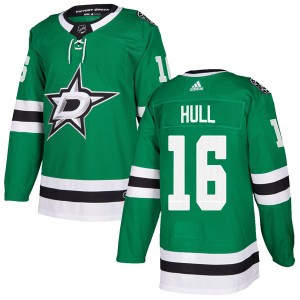 Youth Adidas Dallas Stars Brett Hull Green Home Jersey - Authentic