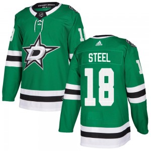 Youth Adidas Dallas Stars Sam Steel Green Home Jersey - Authentic