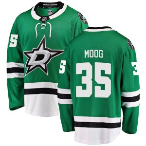 Men's Fanatics Branded Dallas Stars Andy Moog Green Home Jersey - Breakaway
