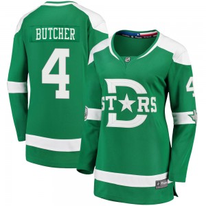Women's Fanatics Branded Dallas Stars Will Butcher Green 2020 Winter Classic Player Jersey - Breakaway