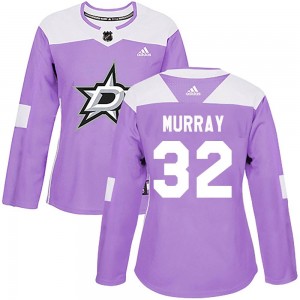 Women's Adidas Dallas Stars Matt Murray Purple Fights Cancer Practice Jersey - Authentic