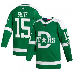 Youth Adidas Dallas Stars Craig Smith Green 2020 Winter Classic Player Jersey - Authentic