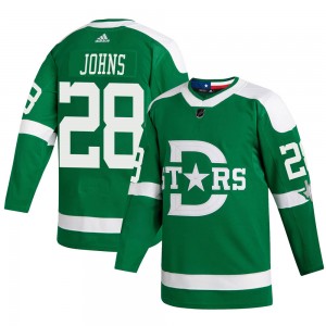Youth Adidas Dallas Stars Stephen Johns Green 2020 Winter Classic Jersey - Authentic