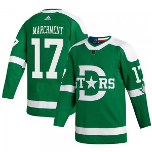 Youth Adidas Dallas Stars Mason Marchment Green 2020 Winter Classic Player Jersey - Authentic