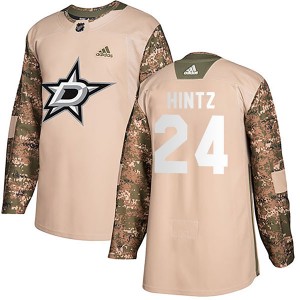 Youth Adidas Dallas Stars Roope Hintz Camo Veterans Day Practice Jersey - Authentic
