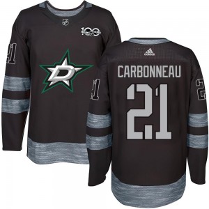Youth Dallas Stars Guy Carbonneau Black 1917-2017 100th Anniversary Jersey - Authentic