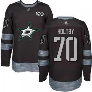 Youth Dallas Stars Braden Holtby Black 1917-2017 100th Anniversary Jersey - Authentic
