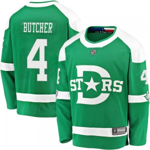 Youth Fanatics Branded Dallas Stars Will Butcher Green 2020 Winter Classic Player Jersey - Breakaway