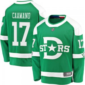 Youth Fanatics Branded Dallas Stars Nick Caamano Green 2020 Winter Classic Player Jersey - Breakaway