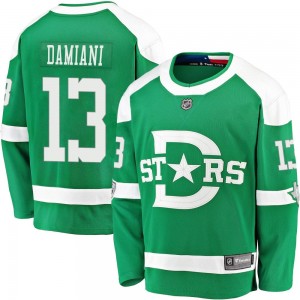 Youth Fanatics Branded Dallas Stars Riley Damiani Green 2020 Winter Classic Player Jersey - Breakaway