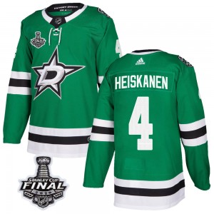 Men's Adidas Dallas Stars Miro Heiskanen Green Home 2020 Stanley Cup Final Bound Jersey - Authentic