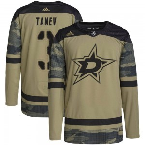 Youth Adidas Dallas Stars Chris Tanev Camo Military Appreciation Practice Jersey - Authentic