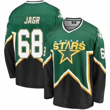 Men's Fanatics Branded Dallas Stars Jaromir Jagr Green/Black Breakaway Kelly Heritage Jersey - Premier